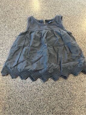 GAP Toddler Charcoal Gray Sleeveless Dress